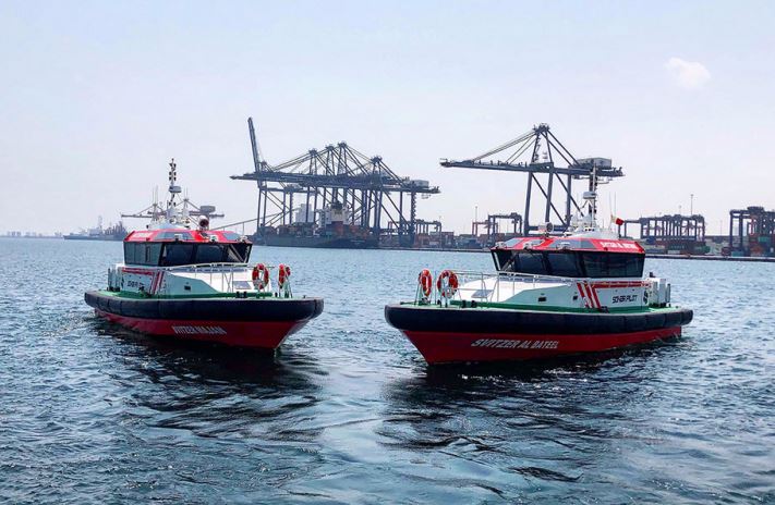 Workboat Fendering Systems Ocean 3 - 2 New Pilot Boats 22 m for Sohar - Oman