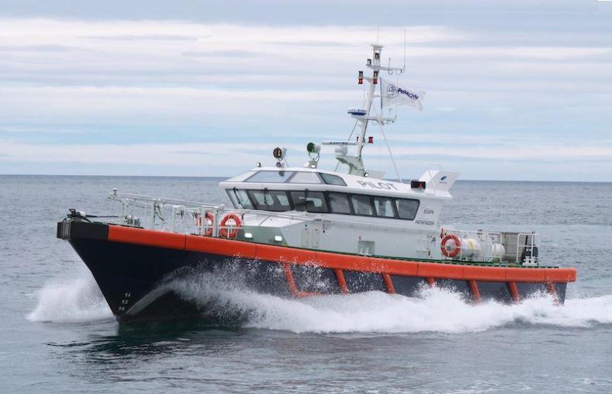 Workboat Fendering Systems Ocean 3 Pilot Boat 22 m Scapa Pathfinder for Orkney Island Council
