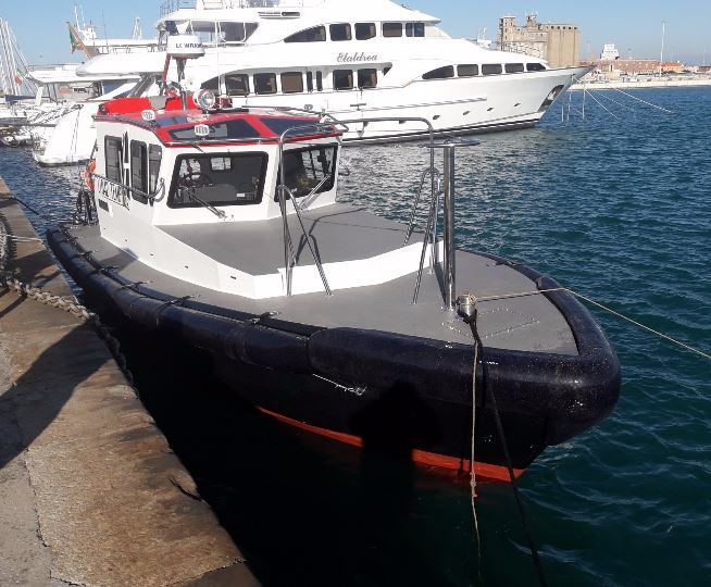Ocean 3 Workboat Fender System - 1st Pilot Boat 11m on 3 - Pilots of Livorno