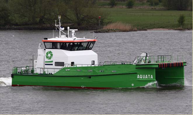 Wind Farm Support Vessel Fendering -  "Aquata" - DEME Fleet