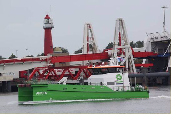 Wind Farm Support Vessel Fendering - Arista - Damen Shipyards