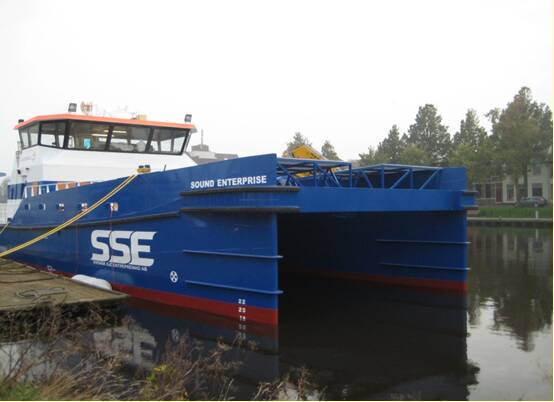 Wind Farm Support Vessel Fendering - SSE Fleet - Damen Shipyards