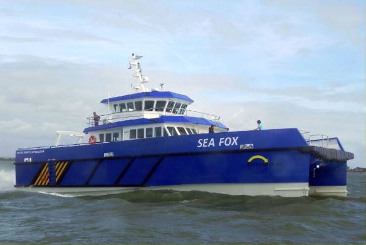 Wind Farm Support Vessel Fendering - Wind Farm Support Vessel "Sea Fox" - Navalu Shipyards