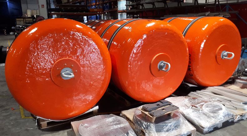 4 Chain Support Buoys 3,5 T