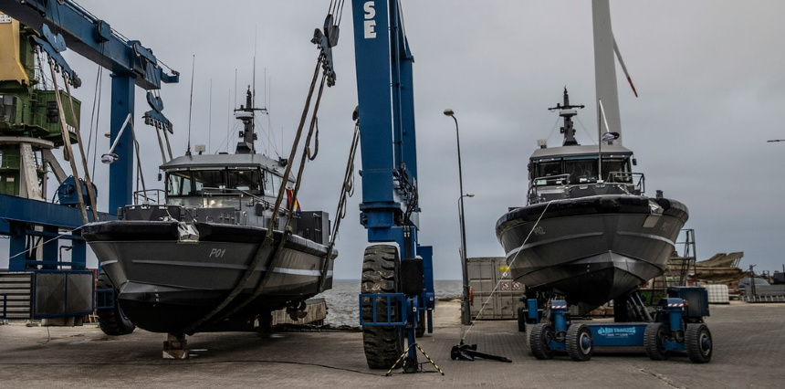 Equipement de Vedettes Ocean 3 - 2 Patrouilleurs 19 m Garde- côtes Estoniens