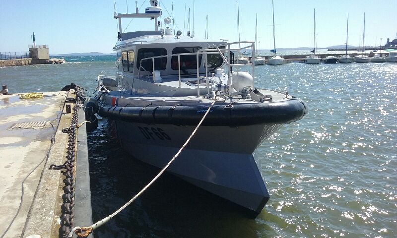 Ocean 3 Workboat Fender Systems - French Custom Patrol Boat Arenc  Custom Boat - Toulon 