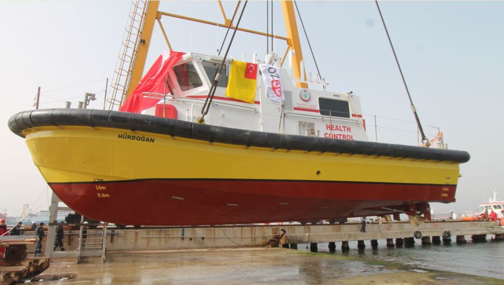 Ocean 3 Workboat Fender System - Health Patrol Control Boat Hürdogan