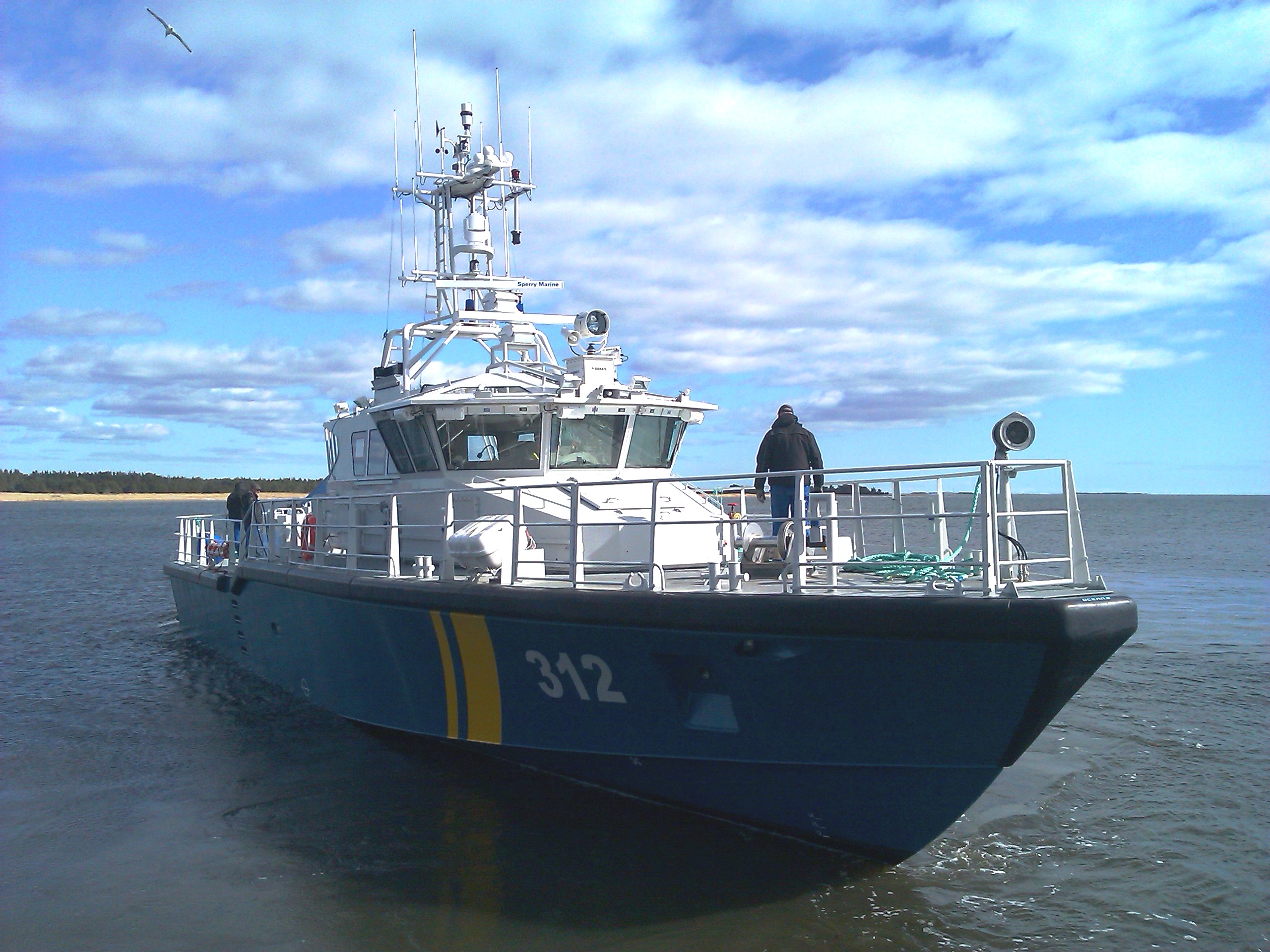 Ocean 3 Workboat Fender Systems - 3 Suedish CoastGuard 23 m