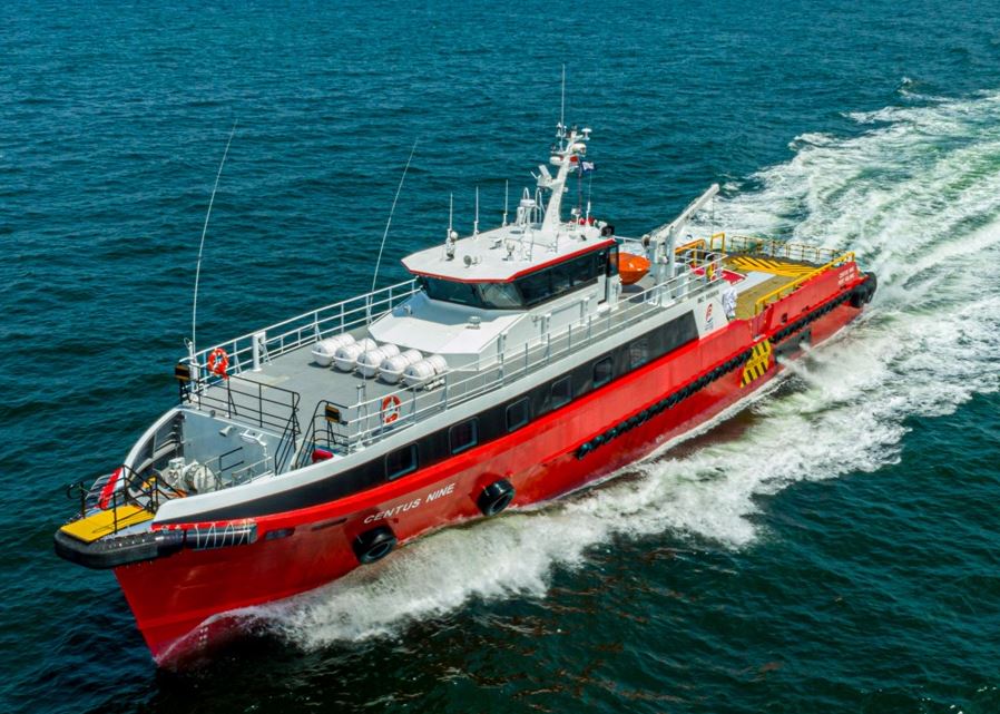 Ocean 3 Workboat Fender Systems - 3 Crew Boats Centus Nine 42 m