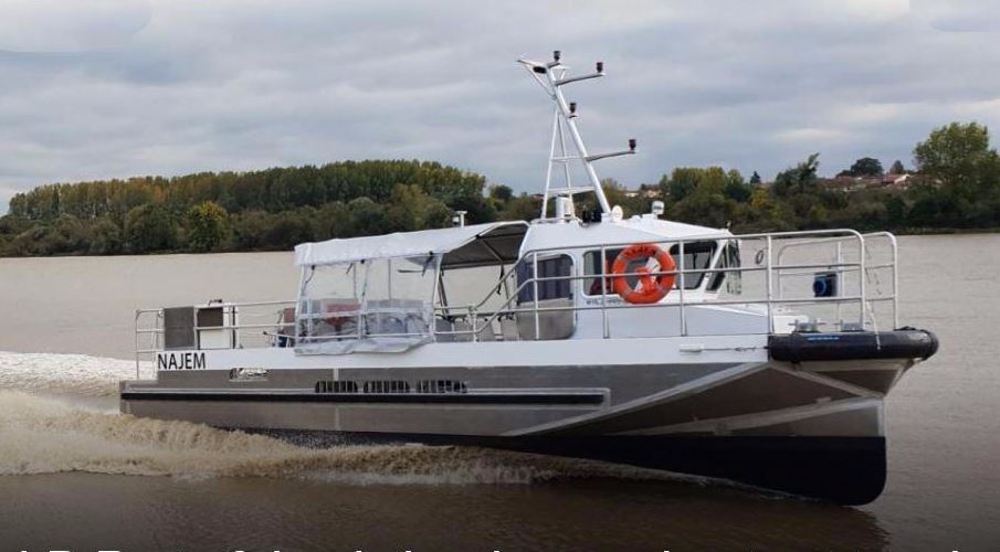 Workboat Fender System Ocean 3 - Crew Boat Najem Alumarine for Louis Dreyfus 01