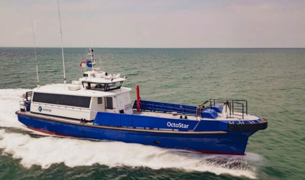 Ocean 3 Workboat Fender Systems - Octostar Angola Crew Boat 22 m