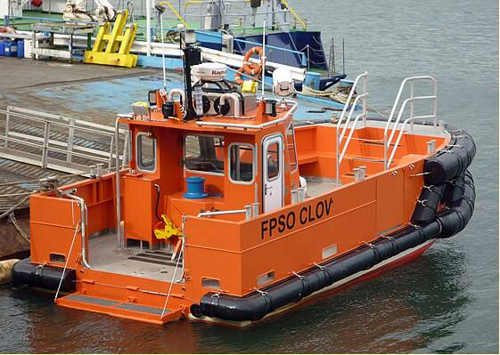 Oil and Gas Crew Boat Fendering - FPSO Clov - Ocean 3 Fender System