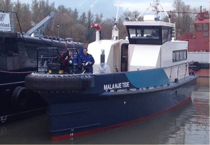 Oil and Gas Crew Boat Fendering - Malanje - Tide Water Fleet