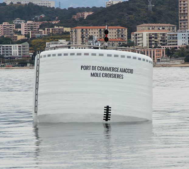 Ocean 3 Mooring Buoys 90 T SWL 200 T - Cruise Terminal of Ajaccio 02