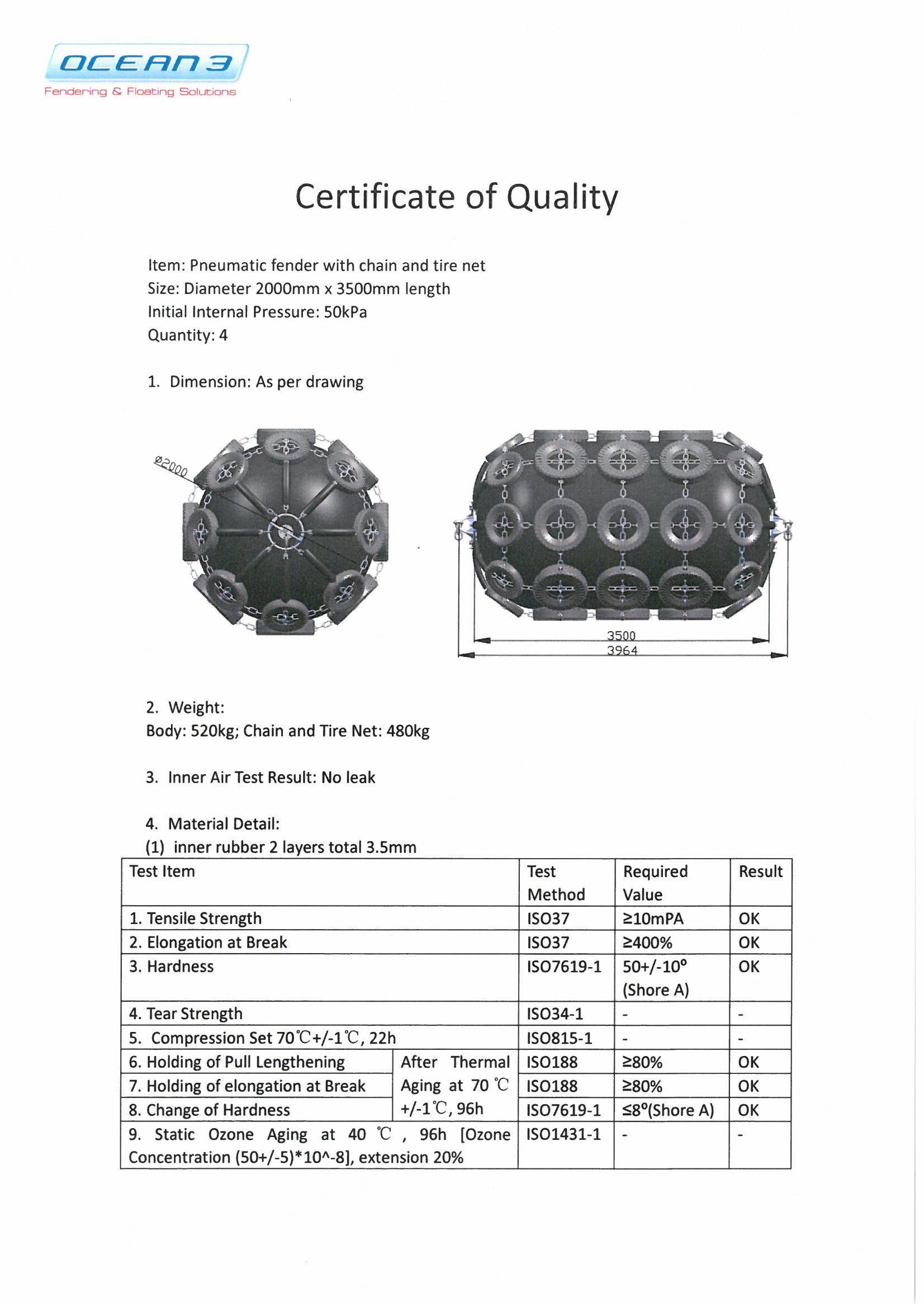 Certificat de Conformité 01