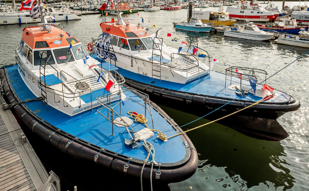 Ocean 3 Workboat Fender Systems - Pilot Boats P19 & P20 Dunkirk Pilot Station