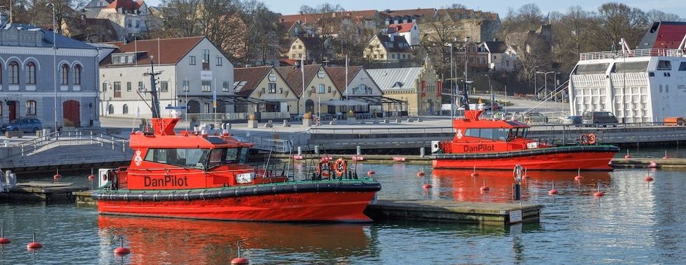 Défenses de Vedettes Ocean 3 - 12 Pilot Boats 15 m Pilotes Danemark