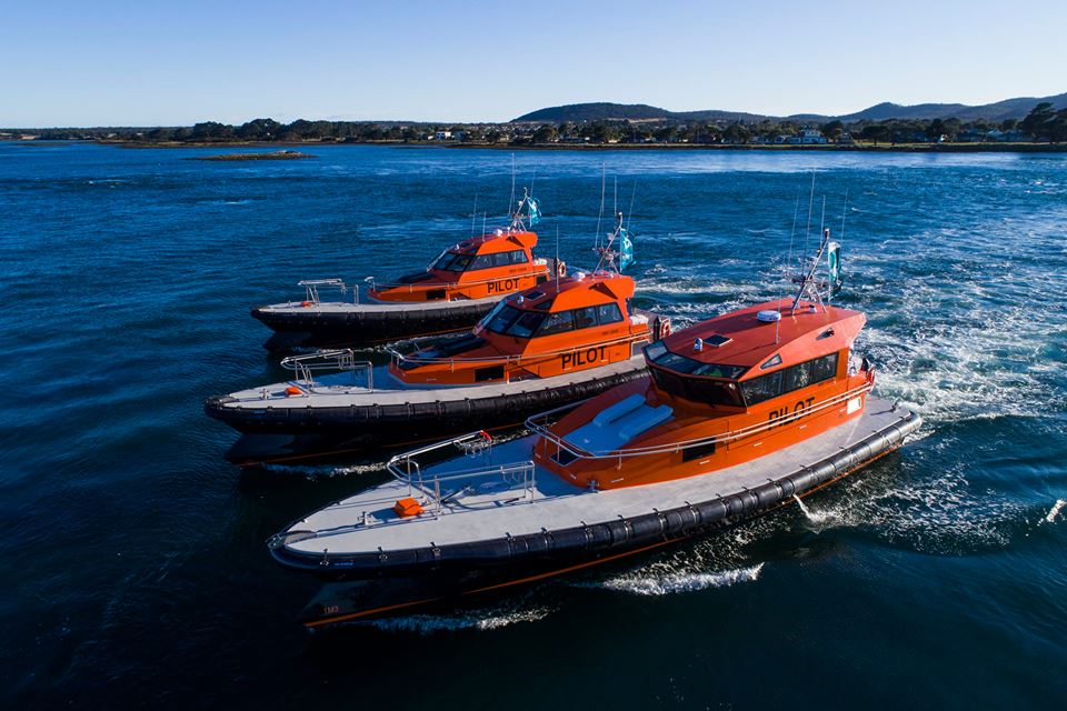 Ocean 3 Workboat Fender System - Pilot Boats Patterson, Kelly and Hellyer