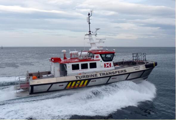 Ocean 3 Workboat Fender Systems - Wind Farm Support Vessel Porth Wen