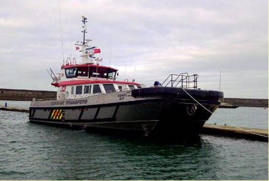 Wind Farm Support Vessel Fendering - Kinmel Bay - Ocean 3 Fender Equipment