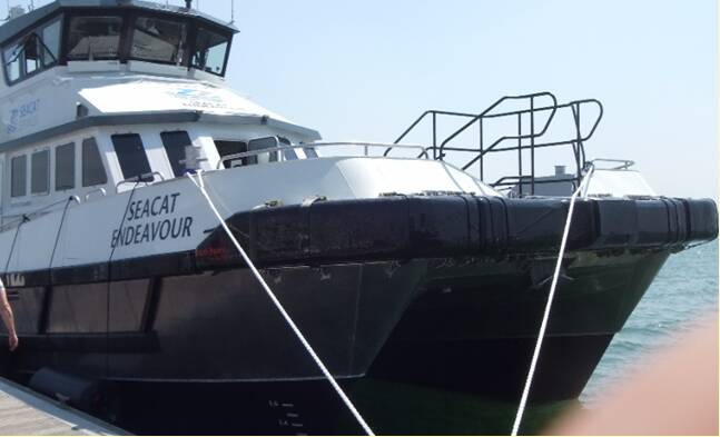 Ocean 3 Workboat Fender Systems - Wind Farm Support Vessel Seacat Services Endeavor