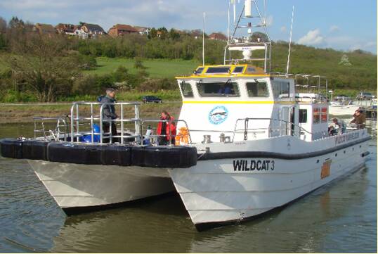 Wind Farm Support Vessel Fendering - Ocean 3 Bow Fender - Wildcat 3 