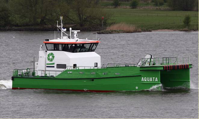 Ocean 3 Workboat Fender Systems - Wind Farm Support Vessel DEME Aquata