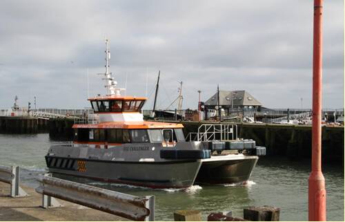 Wind Farm Support Vessel Fendering - East Coast Charter