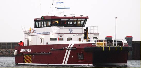 Wind Farm Support Vessel Fendering - Arriver - Ocean 3 Bow Fender 