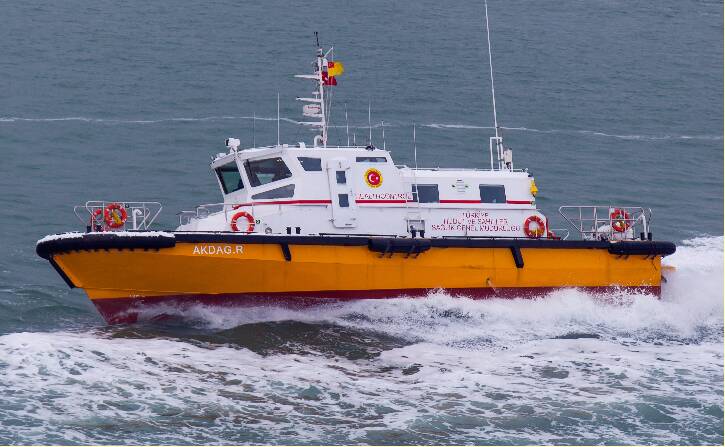 Ocean 3 Workboat Fender Systems - Akdag - Turkish Health Control Patrol Boat