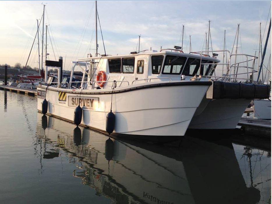 Ocean 3 Workboat Fender Systems - Survey Catamaran 16 m