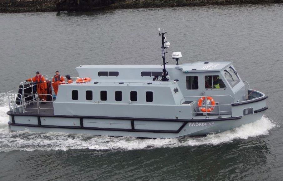 Ocean 3 Workboat Fender Systems - Passenger Boat Swordfish UK National Navy