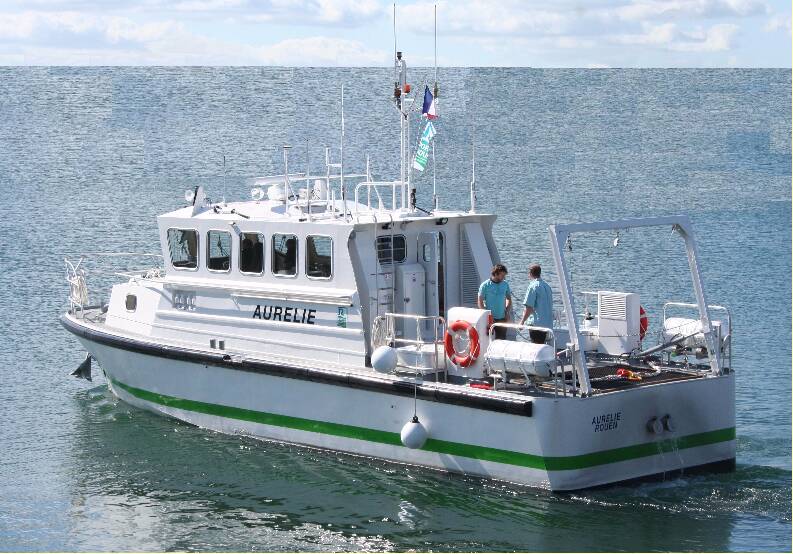 Ocean 3 Workboat Fender Systems - Rouen Bathymetric Boat - Aurélie