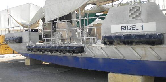 Ocean 3 Workboat Fender Systems - Cable Lay Vessel Rigel 1- CCG Veritas - Rigel Boat N° 1 to 4