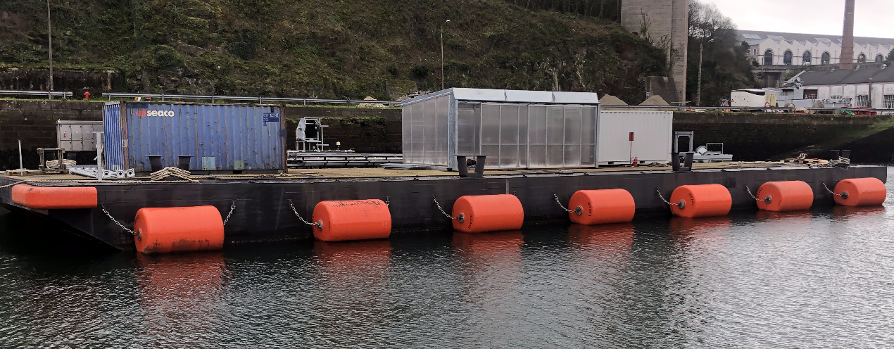 Ocean 3 Foam Filled Fenders - 29 DCT Ø 1,5 x 2,2 m + Quay Fenders - Base Navale de Brest