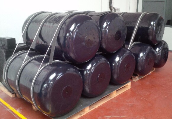 Ocean 3 Foam Filled Fenders - 8 DAP Ø 1,0 x 2,0 m - Polyuethane Axle