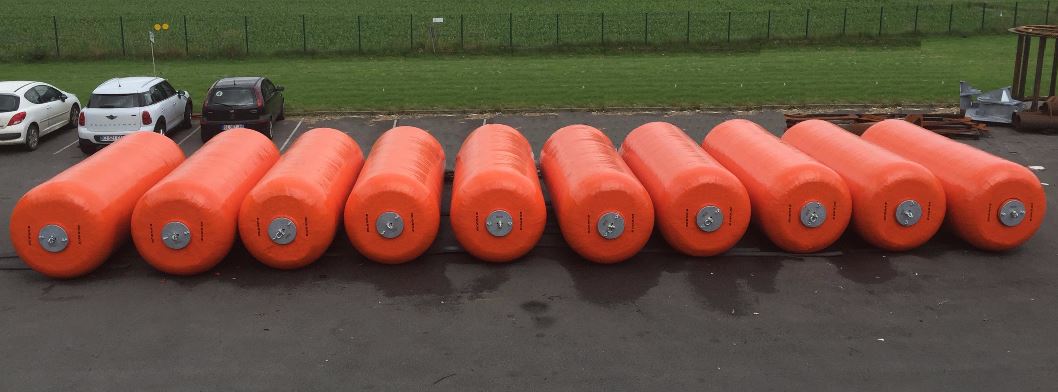 Ocean 3 Foam Filled Fenders - 10 DCT Ø 1,5 x 4,0 m - Congo 02