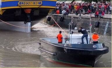 Ocean 3 Foam Filled Fenders - La Rochelle Harbour Pilots - Hermione.