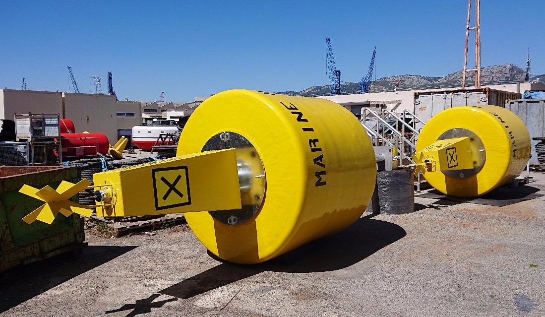 Ocean 3 Buoys & Floats - 3 Firing delimitation Zone Toulon