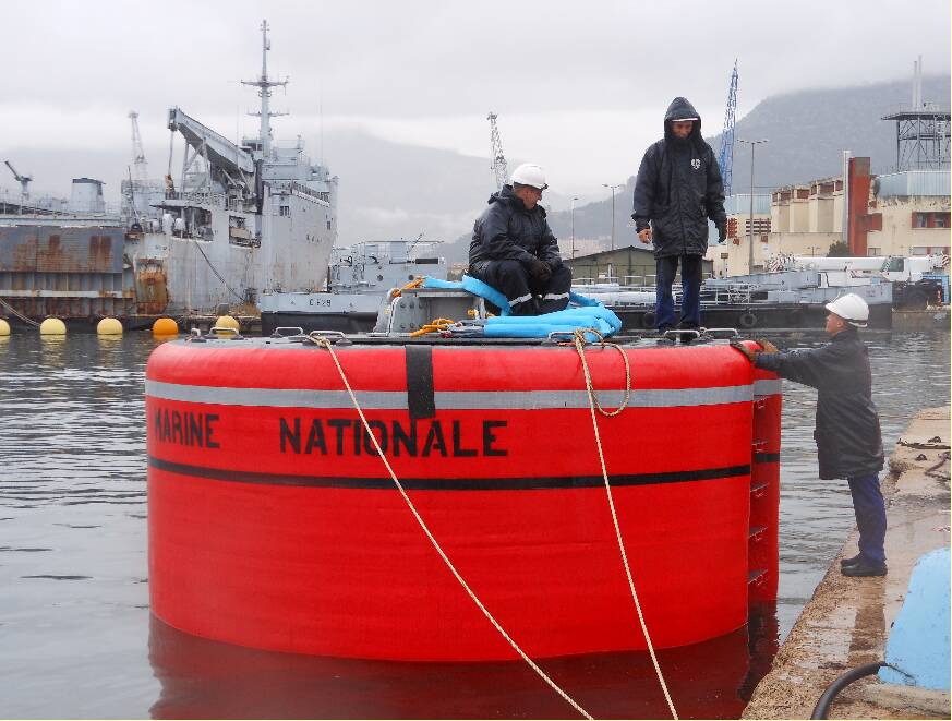 Mooring Buoys  "Large Boats" - 2nd Set - Naval Base of Toulon