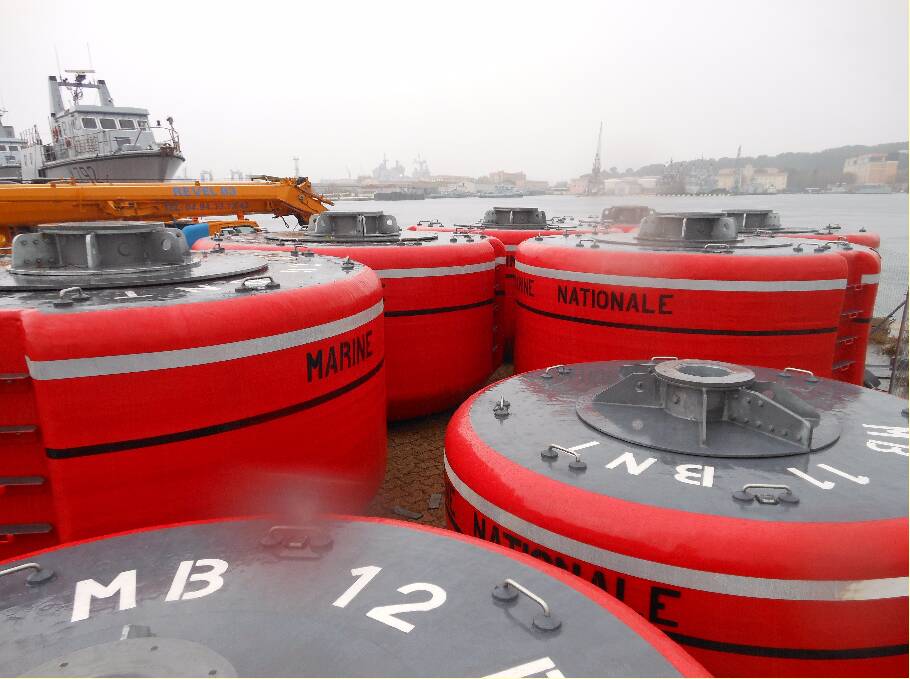 Mooring Buoys "Large Boats" - 2nd Set for Naval Base of Toulon