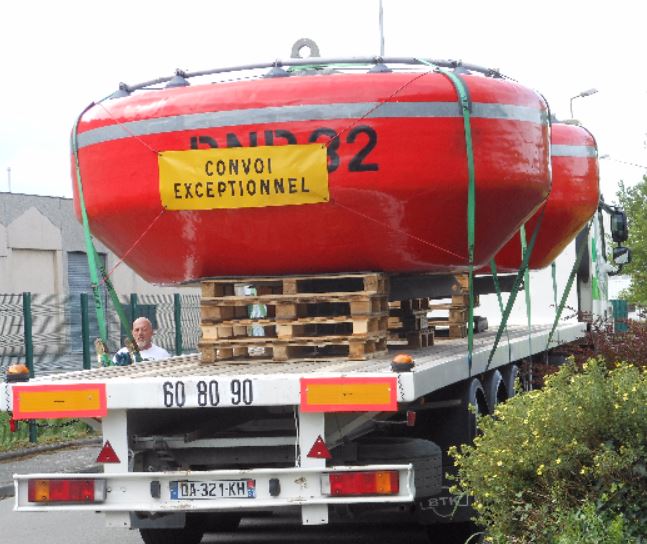 Ocean 3 Mooring Buoys Ø 3,80 m x h 1,50 m - Military Base of Brest