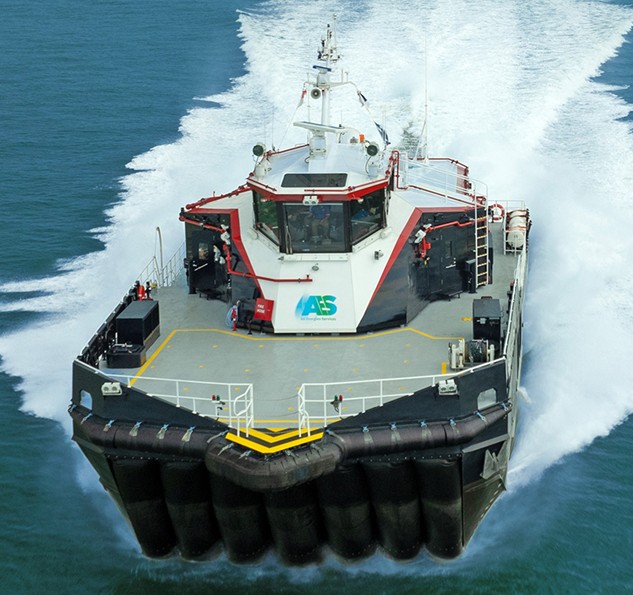 Ocean 3 Workboat Fender Systems - 3 Crew Boats Aircat 35 m 