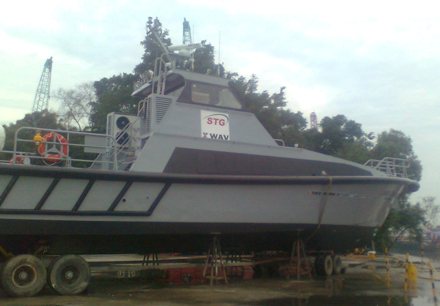 Défenses de Vedettes - Proue + Side Fenders de Crewboats "Pétrole" Asco 2