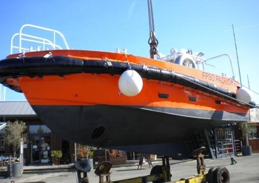 Oil and Gas Crew Boat Fendering - Pazflor Crew Boat - TOTAL Angola