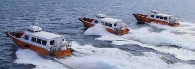 Défenses de Vedettes - Fast Crew Boats - Sea Trials